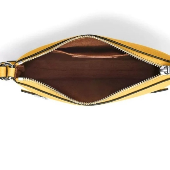 NWT Coach Mini Rowan File Bag‎ in Honeycomb/Silver - Picture 7 of 10